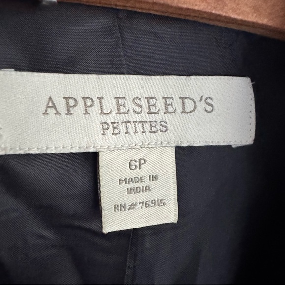 Appleseeds Silk Fall Tweed Office Workwear Blazer Women’s Size 6P - Picture 10 of 10